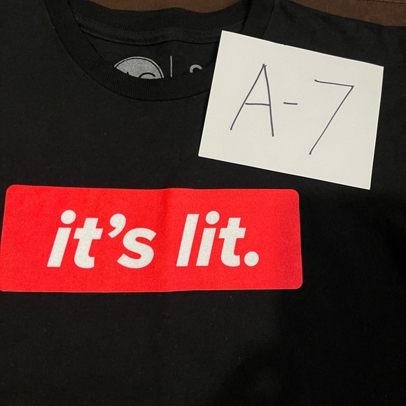 It’s lit T-shirt Sz small black short sleeve - Picture 5 of 5